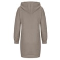 thumbnail image 5 of ChaoHeng Pullover for Women Long Sleeve Plus Size Tops Women's Casual Fashion Women's Plaid Mid-Length Hooded Sweatshirt, 5 of 7