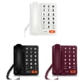 thumbnail image 4 of Yuarrent Teléfono fijo con cable de fácil marcación para personas mayores. Tono de llamada fuerte y botones grandes, pero sin pantalla. Electrodomésticos, 4 of 6