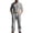 Grey, variant on Awwp Men Set Autumn Men's Linen Suit Featuring Loose Long Sleeved Pants And Casual Trousers A Two Piece Men's Outfit Set. Black L