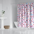 thumbnail image 3 of Waterproof Pioneer Shower Curtain 84x72 Inch Polyester Unique Colorful Floral Shower Curtain for Bathroom Hotel Home Decor with 12 Plastic Hooks, 3 of 5
