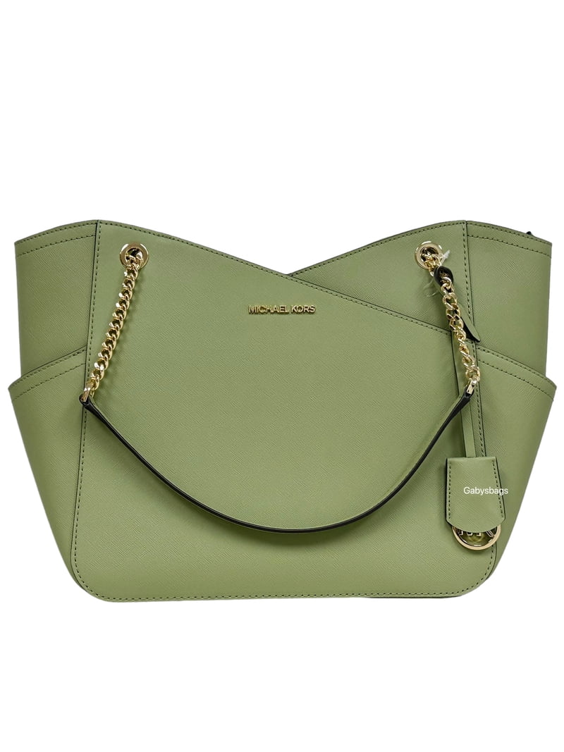 Michael Kors Collection: Jet Set Travel Large Top Zip Light Sage
