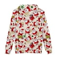 thumbnail image 5 of Lilgiuy Men's Casual Christmas Sweater Fleece Digital Printing Hooded Sweatershirt, 5 of 5
