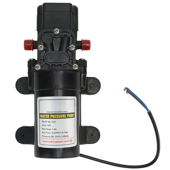 Self Priming Diaphragm Pump, Self Priming Sprayer Pump Water Pressure Pump for Irrigation Marine Boat Sprinkler Faucet Spray Machine