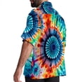thumbnail image 3 of tie dye78 Men's Casual Hawaiian Shirt Printed Button Down Short Sleeve Summer Beach Shirts Unisex, 3 of 6