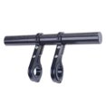 thumbnail image 2 of Thinsont Bike Handlebar Extender Clamp Handle Bar Extended Bracket Clamp Extension Alloy Holder Mount Clip grain black 20cm, 2 of 8