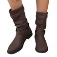 thumbnail image 7 of Casual Ankle Boots,Ankle Boots for Women - Refined Fashion Booties with Clean Structured Upper, Round Toe Short Boots, Ankle Height Dress Boots, Comfortable Everyday Casual Footwear for Autumn Winter, 7 of 7