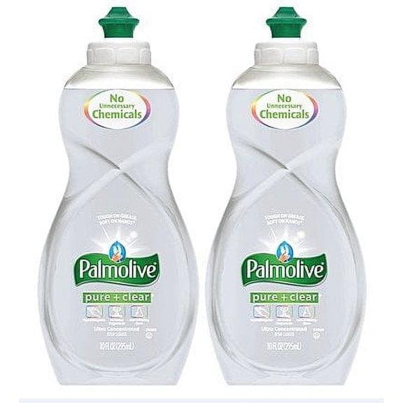 Palmolive Pure Clear Concentrated Dish Washing Liquid 8 Fl Oz (2 pack)RDD12