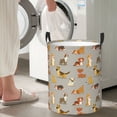 thumbnail image 6 of Uemuo Cute Dog Pattern Circular Laundry Hamper Basket with handles,Collapsible laundry basket,Large capacity laundry hamper,Laundry Organizer-Small, 6 of 8