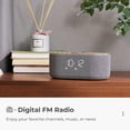 thumbnail image 2 of uscce Réveil Bluetooth Radio FM : Haut-Parleur Stéréo 10 W - Recharge Sans Fil Rapide pour iPhone Samsung - Radio Réveil à Intensité Réglable pour Chambre, 2 of 7