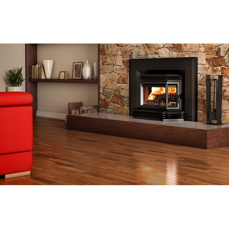 Osburn 2200 Wood Insert with Black Door Overlay, Regular Faceplate, Trim  Kit (29x44) - Walmart.com