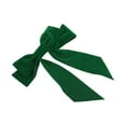 thumbnail image 5 of Unique Bargains 1 Pc Elegant Velour Bow Headpiece Hair Clips Green, 5 of 5