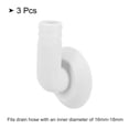 thumbnail image 3 of Unique Bargains Air Conditioner Drain Hose Connector 19mm Tube Elbow Fitting Replacement Part Accessories, Beige 3 Pack, 3 of 4
