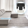 thumbnail image 4 of Sectional Couch Connectors Mountain Buckle Sofa Insert Couch Connectors Sectional Couch Clips Hinged Connection Accessories Universal Combination Sofa Interlock, 4 of 7
