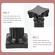 thumbnail image 1 of unbranded 2Ud Soportes De Vela De Resina Con Pilar Negro Para Interior Y Exterior, 1 of 6