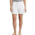 thumbnail image 5 of Tiqkatyck Womens Shorts Clearance, Women's 2024 Summer Solid Color Casual High Waisted Versatile High Elastic Twill Shorts Workout Shorts Women Biker Shorts Women White XXL, 5 of 5
