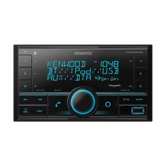 Kenwood DPX304MBT 2-Din Digital Media Receiver with Bluetooth