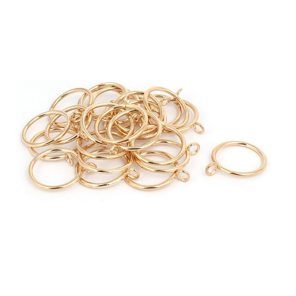 Metal Drapes Curtain Eyelet Rings 38mm Inner Dia 24pcs