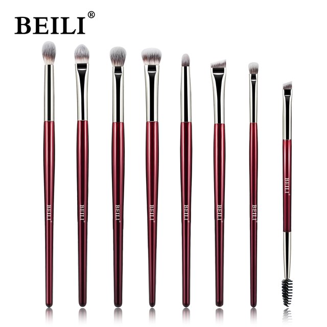 Beilirou 8 / 9 / 15 / 30 base maquillaje cepillo corrector sombra de ojos, ceja, pestañas, delineador de ojos conjunto combinado multifuncional