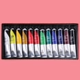 thumbnail image 5 of Milue 12/24 Colors Professional Acrylic Paint 20ml Drawing Painting Pigment Hand-paint, 5 of 19
