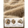 thumbnail image 5 of Sundazz Women's Winter Faux Fur Coats Cropped Fuzzy Jacket Warm Open Front Outerwear Fashion Clothing, 5 of 9