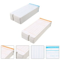 HONITANO 200 Sheets Simple Design for Office Use Employee Timecards 7.5X3.3X1.7in