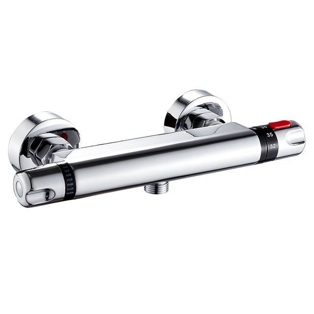 Muyoka Baño Termostático Ducha Mezclador Valvula Barra Grifos Inferior Salida 1/2" Muyoka Hogar