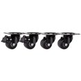 thumbnail image 1 of SES Brand Ensemble de Roulettes 2-1/2 Pouces / Compatible avec True Refrigerator Part 881029 / Roulettes Profil Bas / 2 Pivotantes & 2 avec Frein, 1 of 4