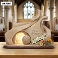 thumbnail image 4 of YingYouFu Empty Tomb Easter Scene and Cross Decoration He Is Risen Tabletop Decor Religious Wooden Signs Jesus Cross Table Centerpieces for Religious Home Mantels Tabletop Christian Gifts, 4 of 8