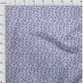 thumbnail image 4 of oneOoneCottonPoplinLightBlueFabricAbstractFloralDiyClothingQuiltingFabricPrintFabricByYard42InchWide, 4 of 4