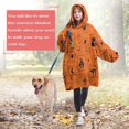thumbnail image 4 of Wearable Oversized Blanket,Halloween Framed Icons Pattern Wearable Blanket Hoodie for Adults,Cozy Hooded Blankets with Super Pockets,Super Warm Fuzzy Pullover for Women & Men, 4 of 6