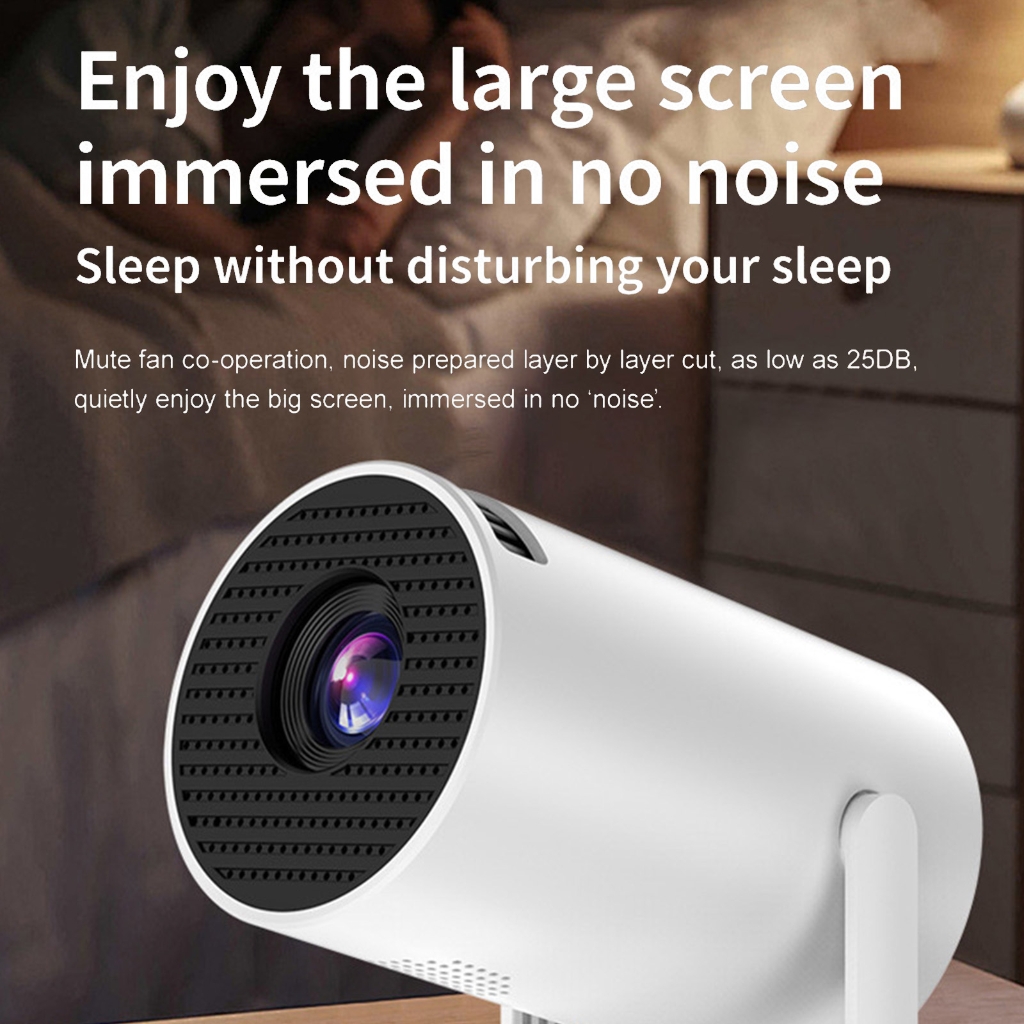 Yammee Portable Streaming Projector With USB C Fast Charging Highly Definition Display Wireless Screen Presentation