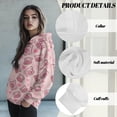 thumbnail image 6 of COEQINE Pullover Casual Wear Oversized Women's Hoodies Sweatshirts Cozy Y2K Soft Loose Long Sleeves Crewneck Fit Lightweight Outfits Sweatshirt Workout Fashion Cute Pig Crewneck, 2XL, 6 of 7