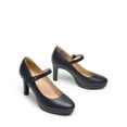 thumbnail image 5 of DREAM PAIRS Women's Pumps Close Toe Classic High Heels Round Toe Comfortable Low Platform Mary Jane Dress Shoes, 5 of 5