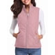 thumbnail image 1 of Chaleco Acolchado con Cuello Alto, Cremallera y Bolsillos para Mujer Rosa M, 1 of 10