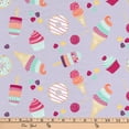thumbnail image 2 of Mainstays 42" Light-weight Flannel Fabric Purple Desserts by the Yard, Purple, 2 of 4