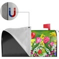 thumbnail image 4 of Daffodils and Tulip Flower Mailbox Covers Magnetic Standard Size 25.5" X 21" Spring Summer Mailbox Cover Decorations Wrap, 4 of 6