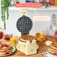 thumbnail image 2 of Beautiful Rotating Belgian Waffle Maker, Buttercream by Drew Barrymore, 2 of 16