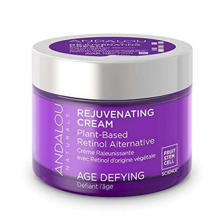Andalou Naturals Age Defying Plant-Based Retinol Alternative Cream, Mini, 1 oz, 2 Pack