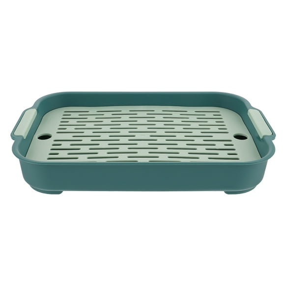 Caja de arena de conejo Aseo de PET PET PET PET PEAR PEQUEÑA PETRAS Suministro Caja de entrenamiento de inodoro de conejo