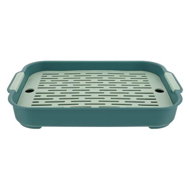 Caja de arena rectangular para conejos, hámsteres y otros animales. Ideal para el entrenamiento de conejos.