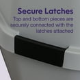 thumbnail image 7 of Litter Genie Corner Cat Litter Box Enclosed with Scoop, Easy Access, Hooded Litter Tray, 7 of 7