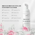thumbnail image 4 of BREYLEE Rose Eyelash Extension Cleanser Shampoo Eyelash Extension Foam & Brushes Eyelid Cleanser for Makeup Remover, 4 of 7