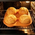 thumbnail image 4 of Basketball Football Football Cake, 4 of 5