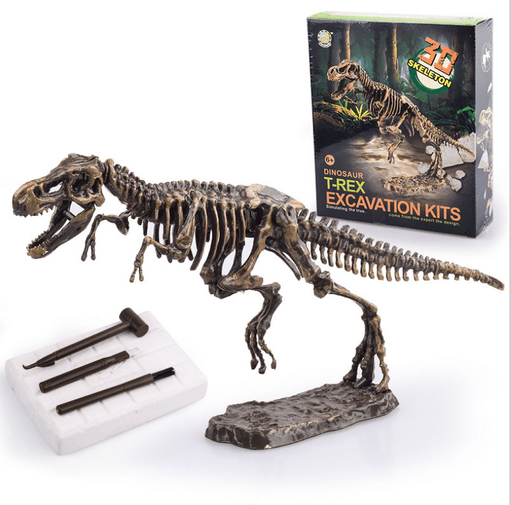 Prehistoric Past Dinosaur Skeleton Fossil Excavation Kit T-Rex