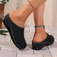 thumbnail image 5 of YLYL Women's Wedge Clogs Arch Support Non Slip Closed Toe Comfortable Casual Summer Mules, 5 of 8