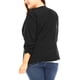 thumbnail image 4 of Blazer PaMujer TalExt3/4 Mangas Cuello De Chal Negro 1X, 4 of 5