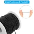thumbnail image 3 of Uxcell 1.5mm 54 Yards Elastic String Cord Elastic Thread Beading String Cord, Black, 3 of 5