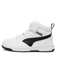 thumbnail image 1 of Tenis Puma Rebound V6 MID PS para Niños 17 a 21.5 393832-B blanco, 1 of 5