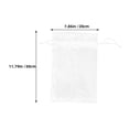 thumbnail image 2 of WHAMVOX 50pcs Reusable Organza Storage Bag With Drawstring Large Capacity Mesh Sachet Bag Empty Pouch For Weddings And Party Favors, 2 of 8