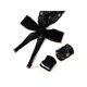 thumbnail image 2 of Sujeción elástica ajustable para mujeres INSPIRE CHIC con tirantes de encaje negro, 2 of 4
